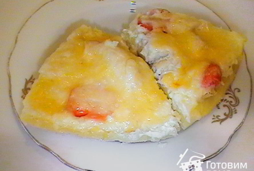 Рыба, запеченная с картофельным пюре