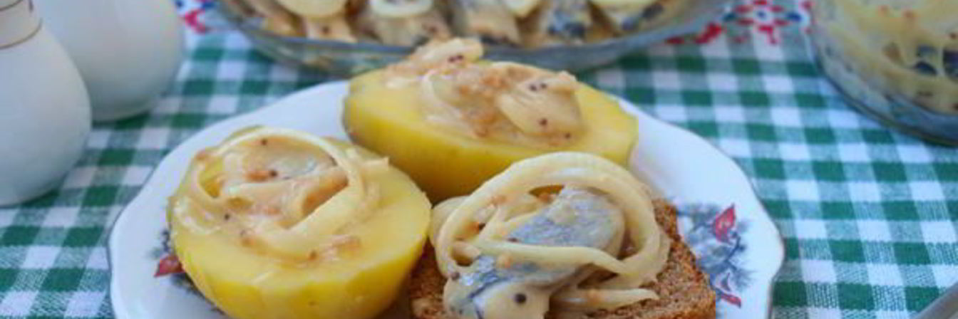 Сельдь в горчичном маринаде