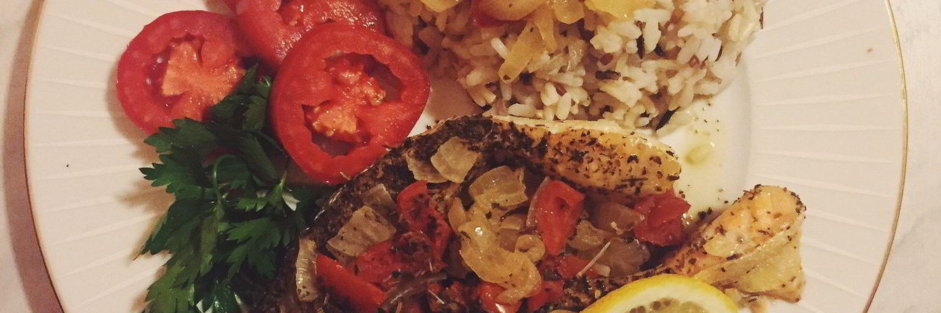 Семга с прованскими травами, запеченная в фольге