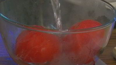 семга с тушеными овощами