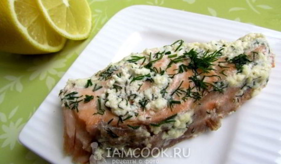 Рецепт семги, тушеной в мультиварке