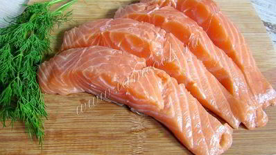 семга, тушеная в мультиварке