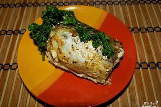 Скумбрия в духовке с луком