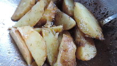 скумбрия, запеченная с картофелем