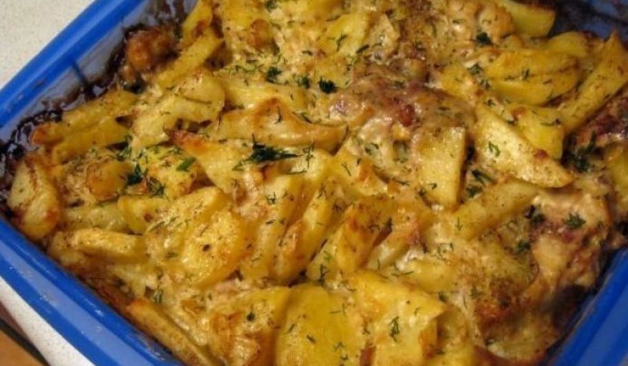 Рецепт скумбрии, запеченной с картошкой в духовке