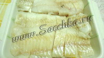 треска под творожно-сливочным соусом