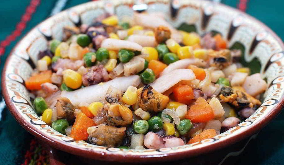 Рецепт тушеных морепродуктов