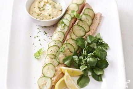 Запеченная горбуша в фольге