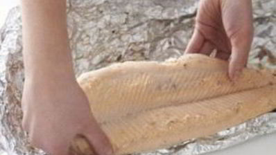 запеченная горбуша в фольге