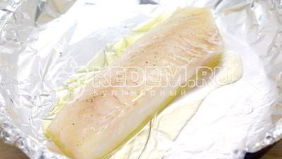 запеченная треска с помидорной заправкой