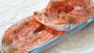 запеченный лосось