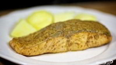 жареный лосось