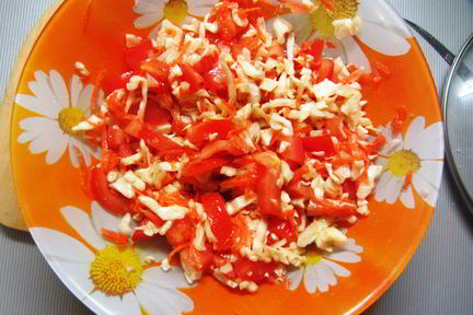 Салат-гарнир к жаренному мясу