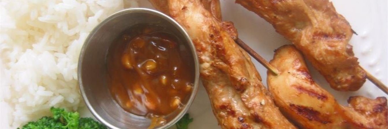 Индонезийский куриный шашлык Сатай