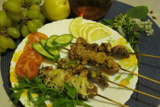 Куриный шашлык