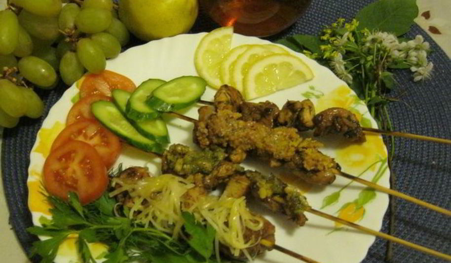 Рецепт куриного шашлыка