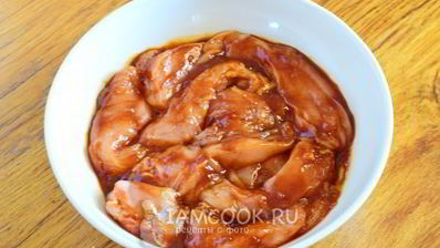 куриные шашлычки сатай