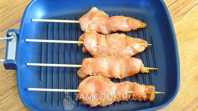 куриные шашлычки сатай