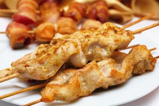 Куриные шашлычки