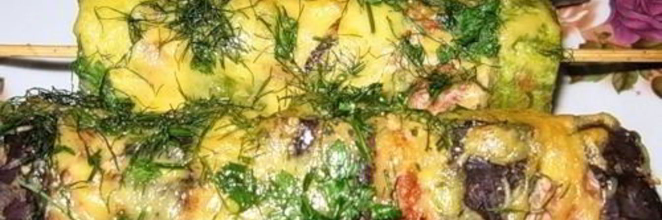 Шашлык из фарша и кабачков