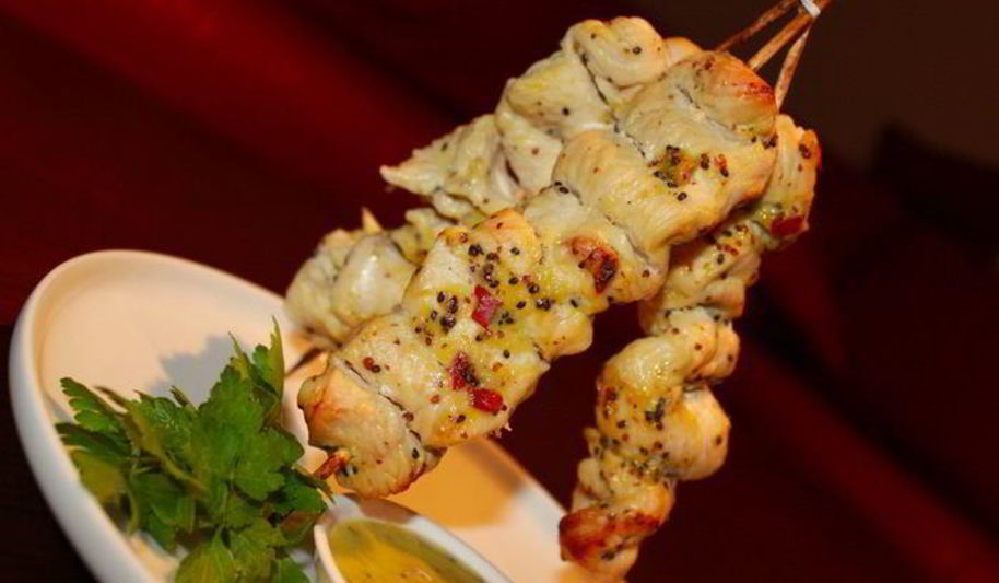 Рецепт шашлыка из индейки под киви-соусом