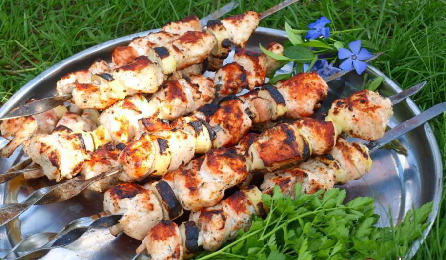 Рецепт шашлыка из индейки