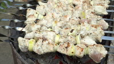 шашлык из индейки