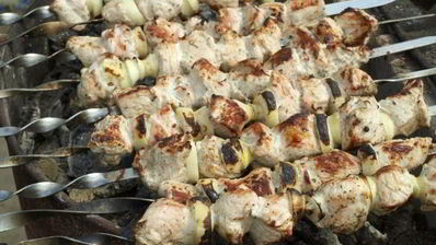 шашлык из индейки