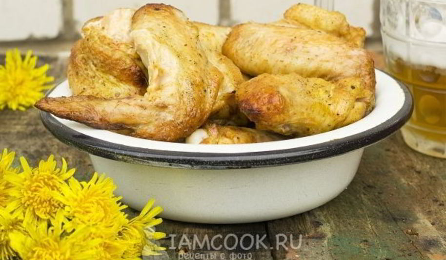 Рецепт шашлыка из куриных крылышек