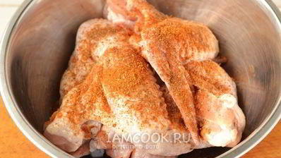 шашлык из куриных крылышек