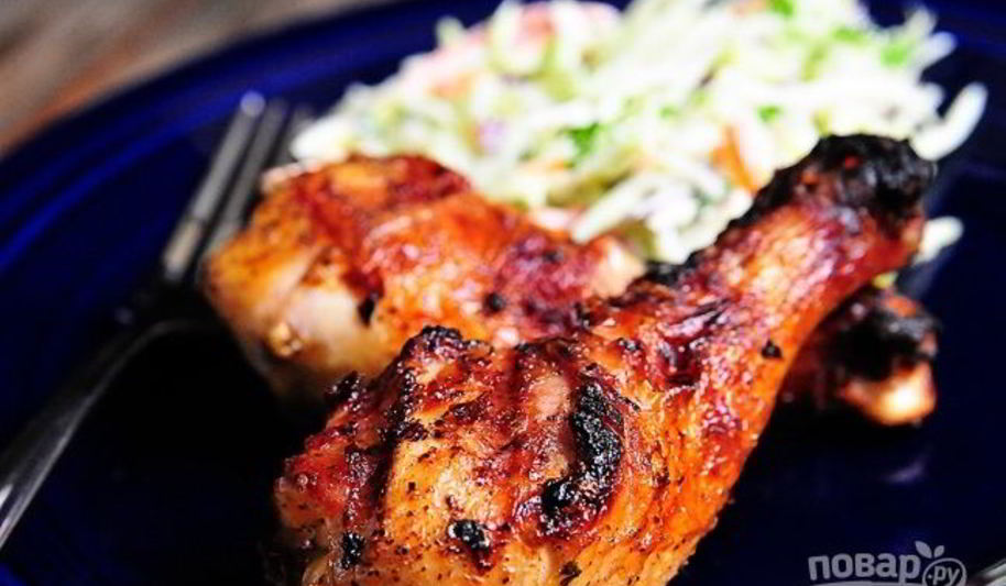 Рецепт шашлыка из куриных ножек на шампурах