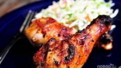 шашлык из куриных ножек на шампурах