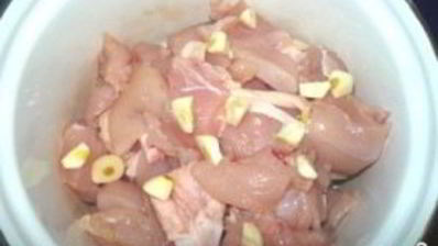 шашлык из курицы на сковороде