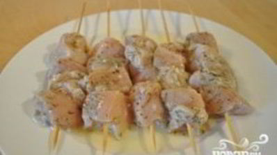 шашлык из курицы в аэрогриле