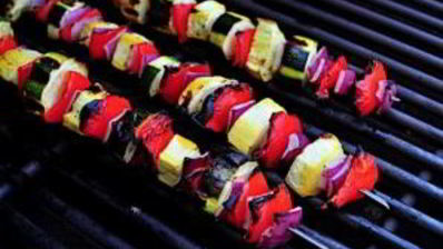 шашлык из овощей