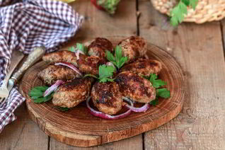 Шашлык из рубленого мяса