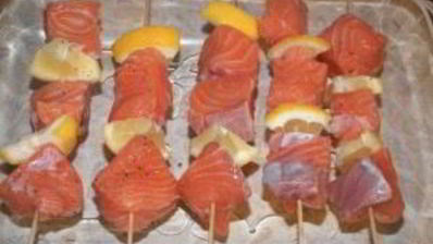 шашлык из семги