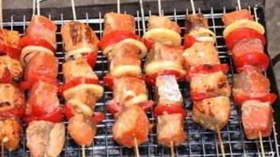 шашлык из семги