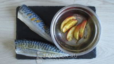 шашлык из скумбрии на решетке