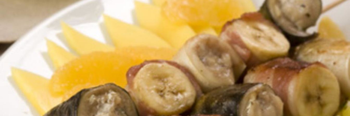 Шашлык из скумбрии с манговым соусом