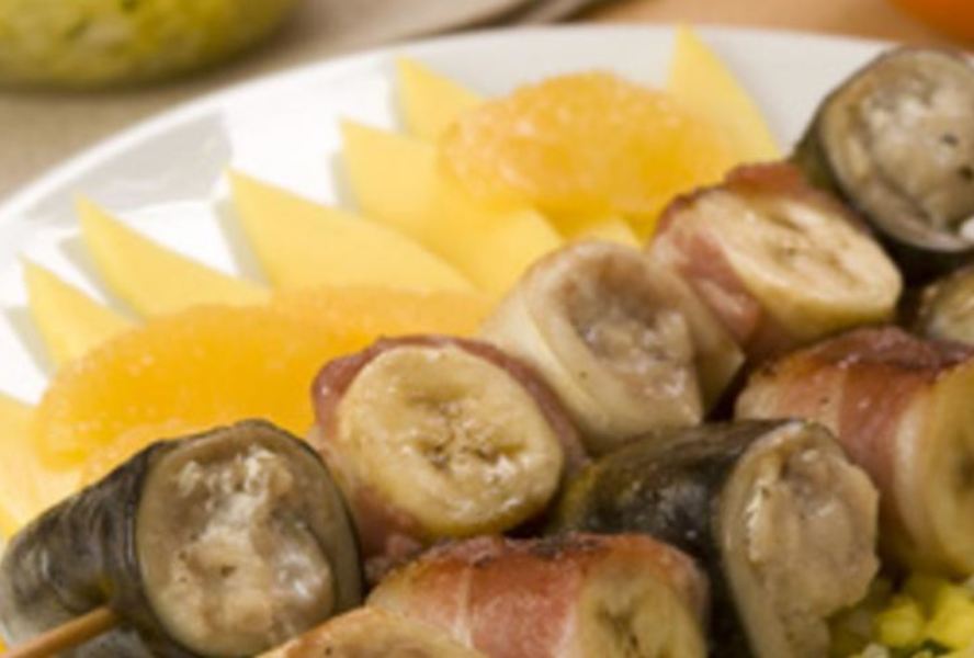 Шашлык из скумбрии с манговым соусом