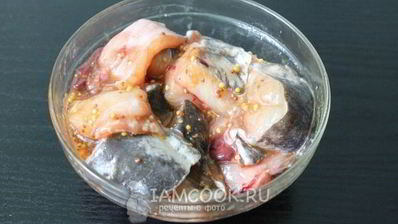 шашлык из сома в духовке