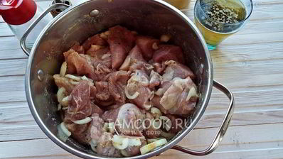 шашлык из свинины на пиве