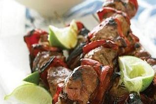 Шашлык из свинины с ананасом в гриле