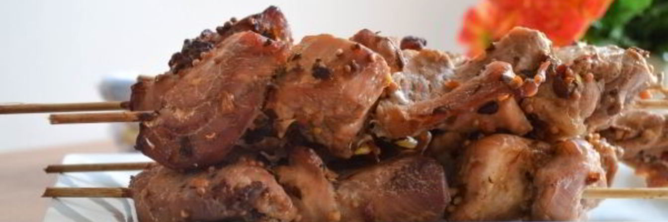 Шашлык из свинины в банке в духовке