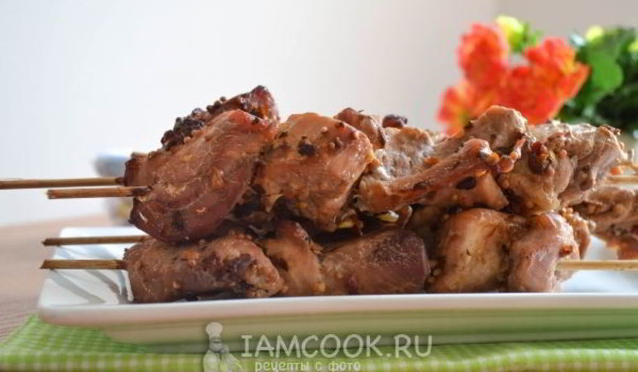Рецепт шашлыка из свинины в банке в духовке
