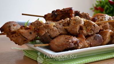 шашлык из свинины в банке в духовке