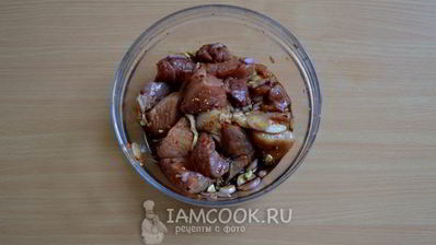 шашлык из свинины в банке в духовке