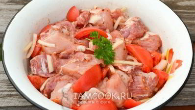 шашлык из свинины