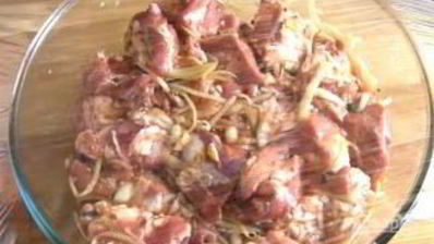 шашлык на коньяке